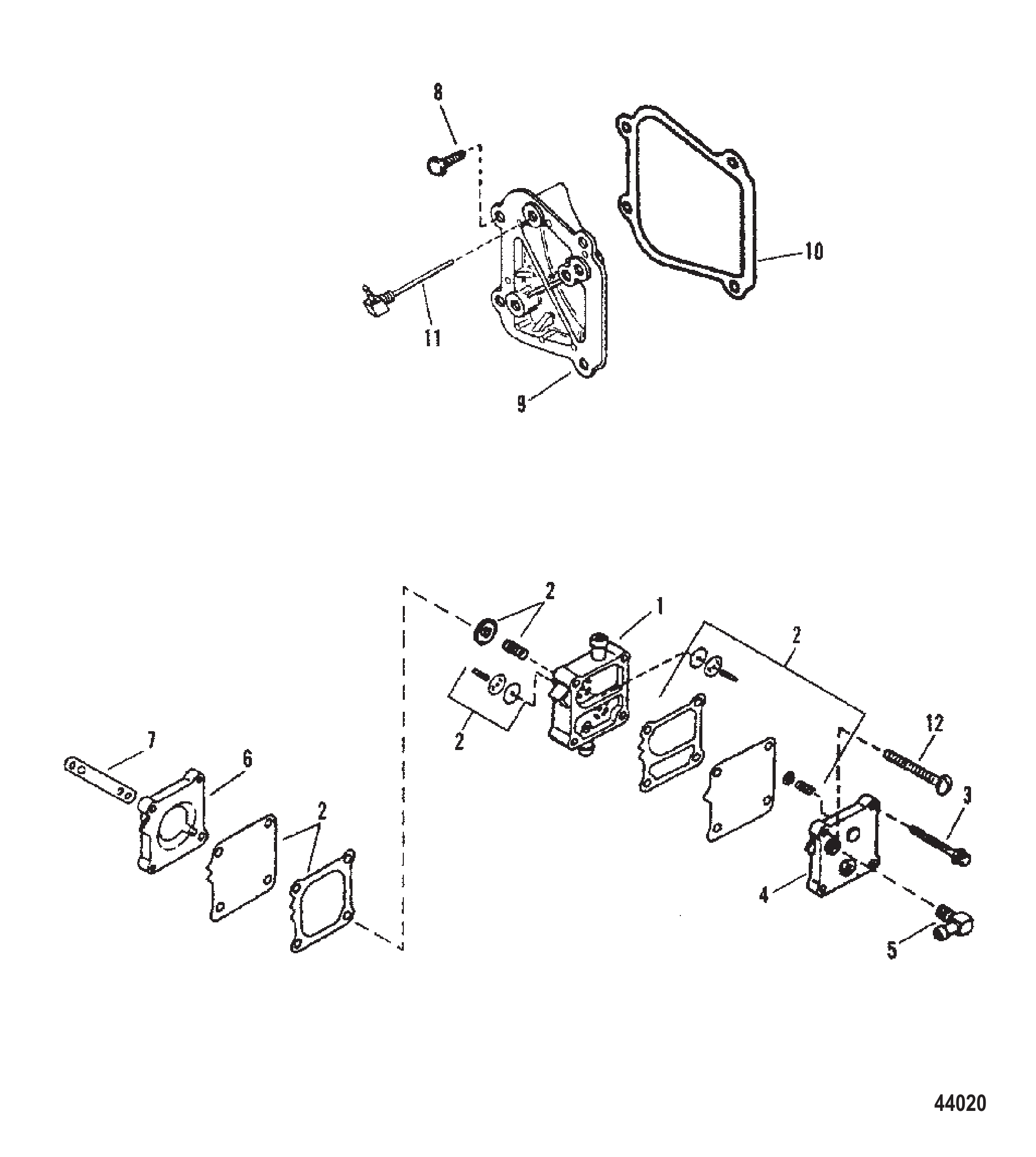 燃油泵总成 0E065372至0E093699 Fuel Pump Assembly 0E065372 Thru 0E093699