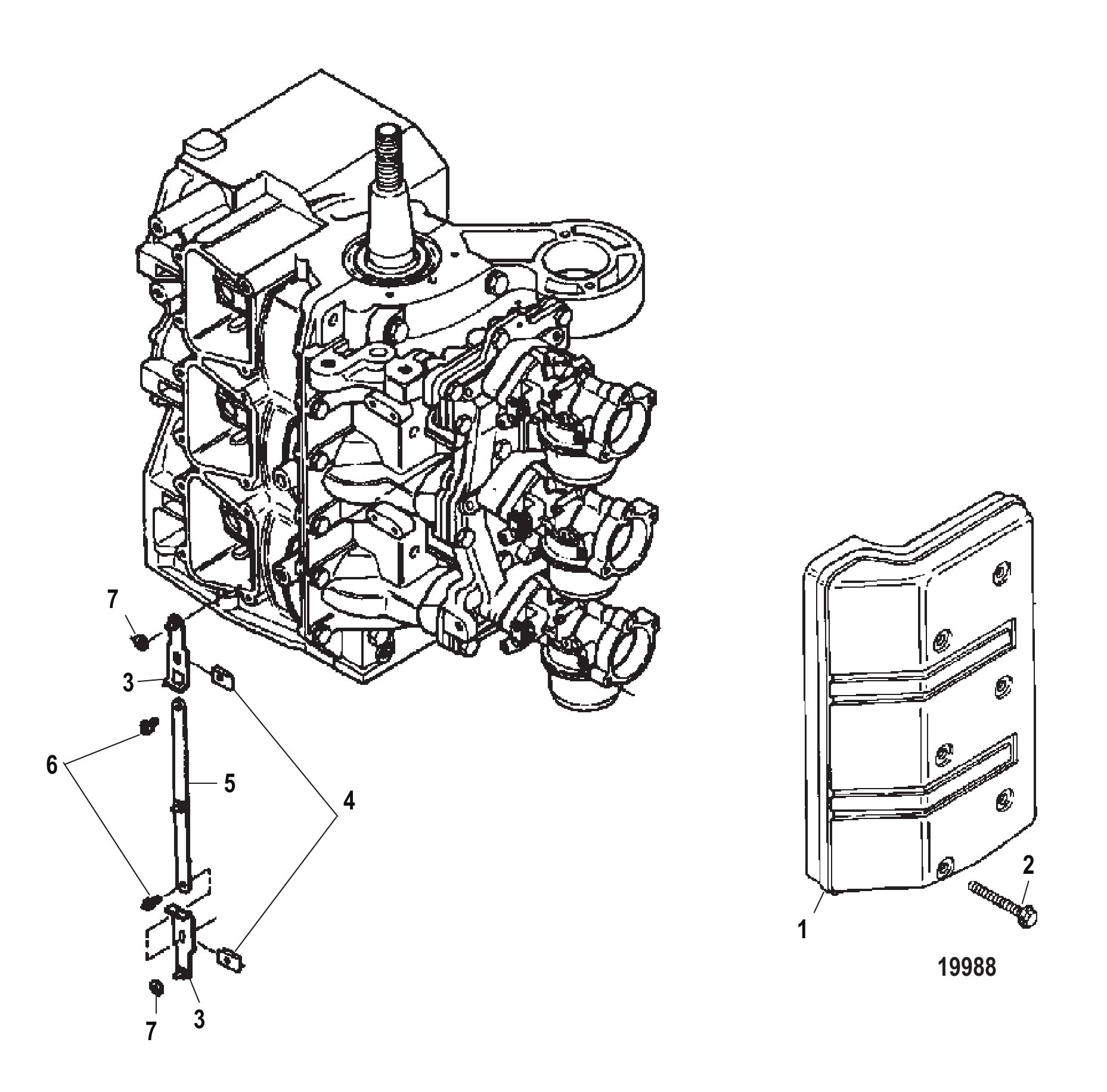 进气罩/节气门连杆 Intake Cover / Throttle Linkage