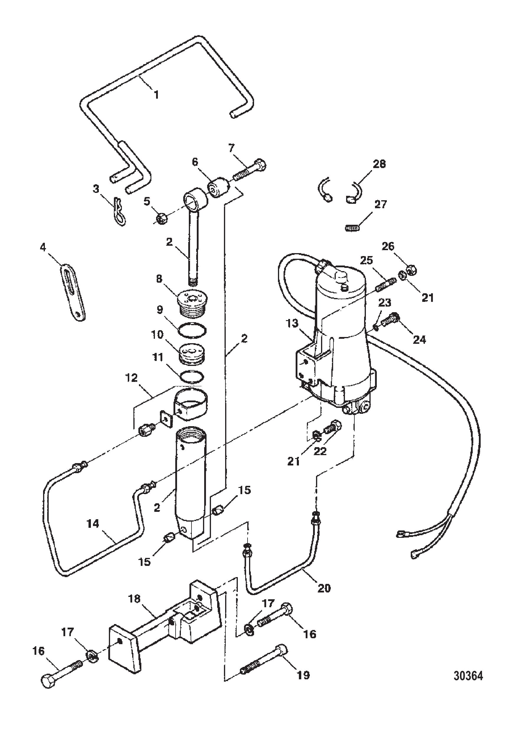 倾斜装置 (F5H271) TILT ASSEMBLY (F5H271)