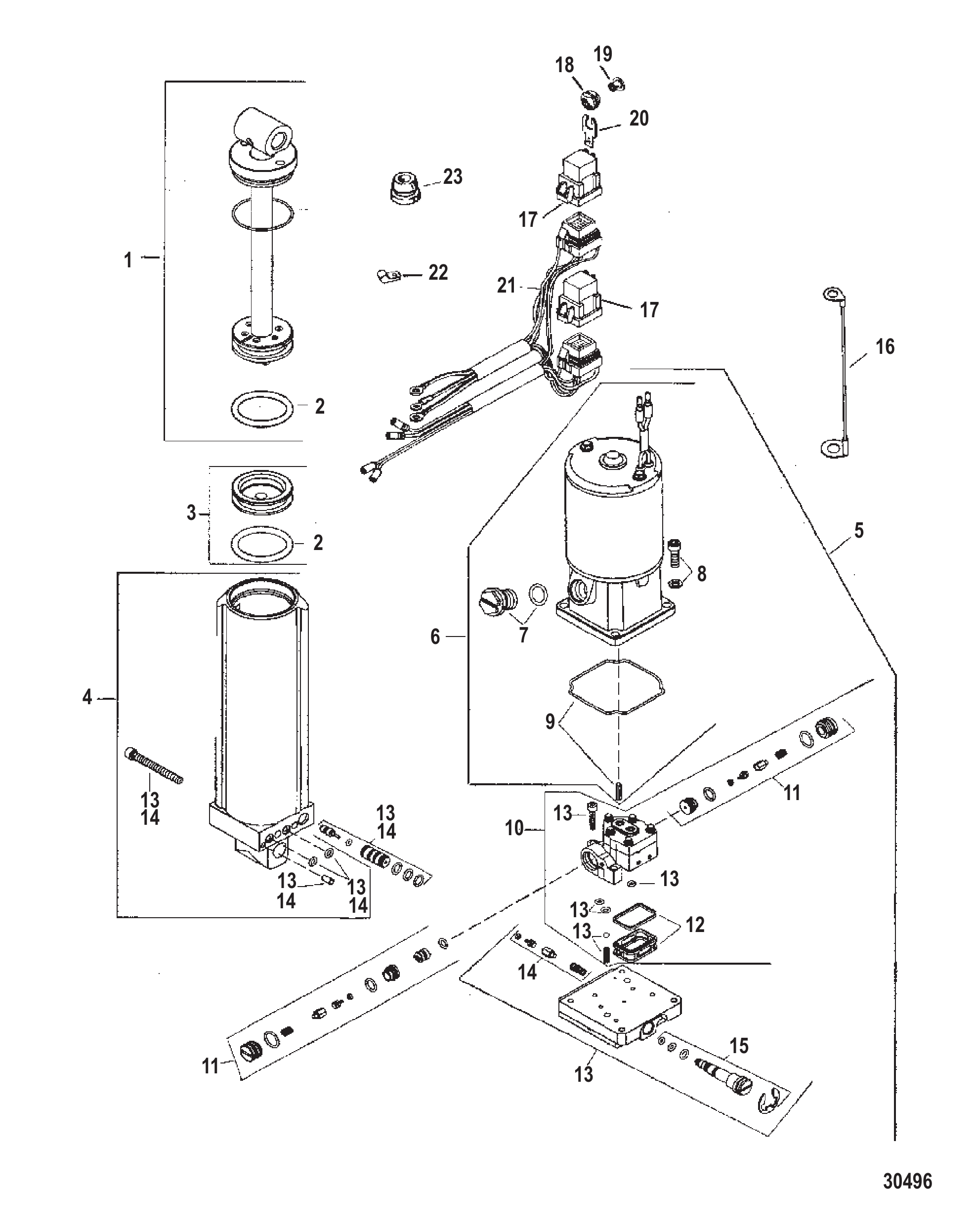 升降泵套件 (830250A2) PUMP KIT-TRIM (830250A2)