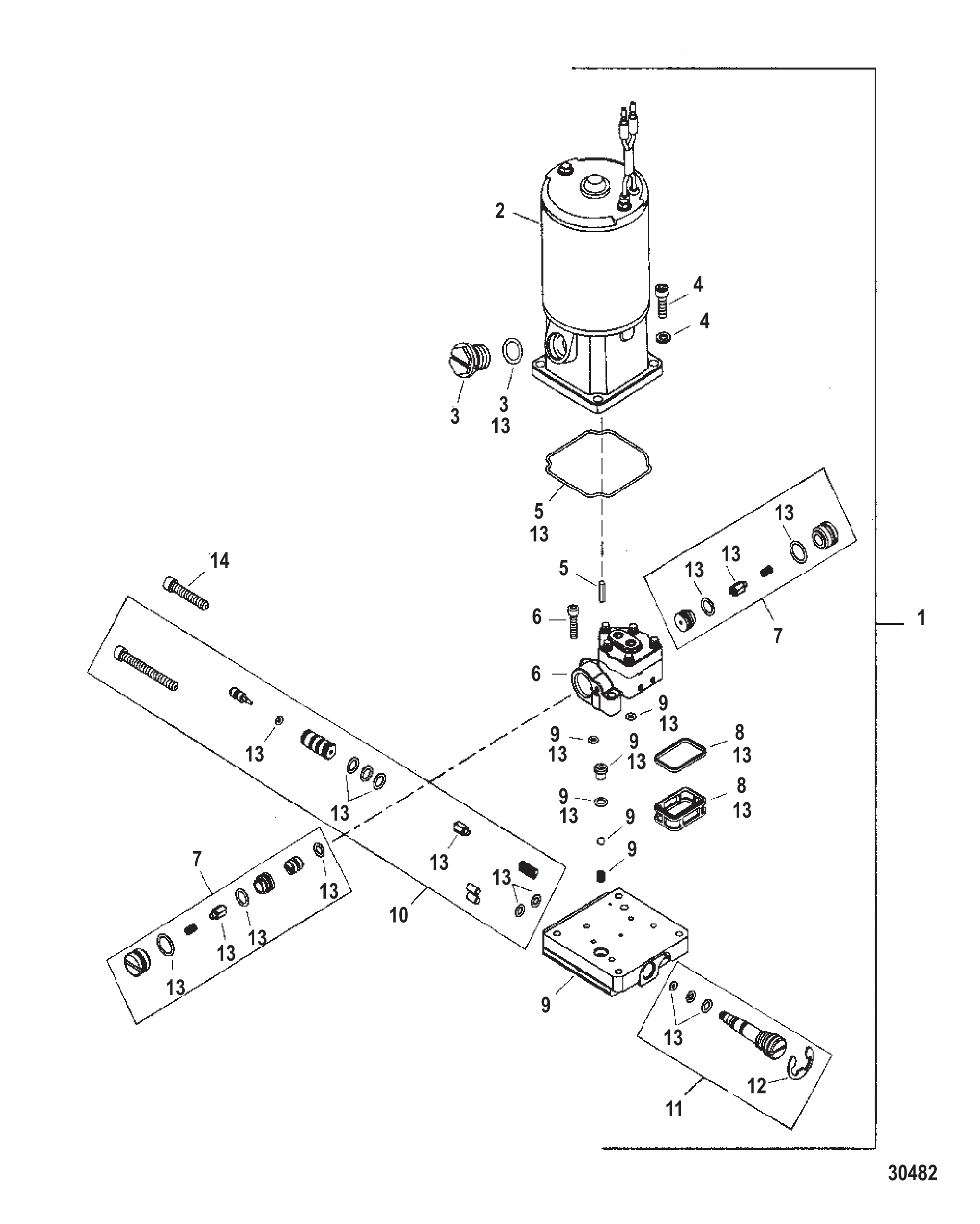 泵/马达总成 (809901A1) PUMP/MOTOR ASSEMBLY (809901A1)