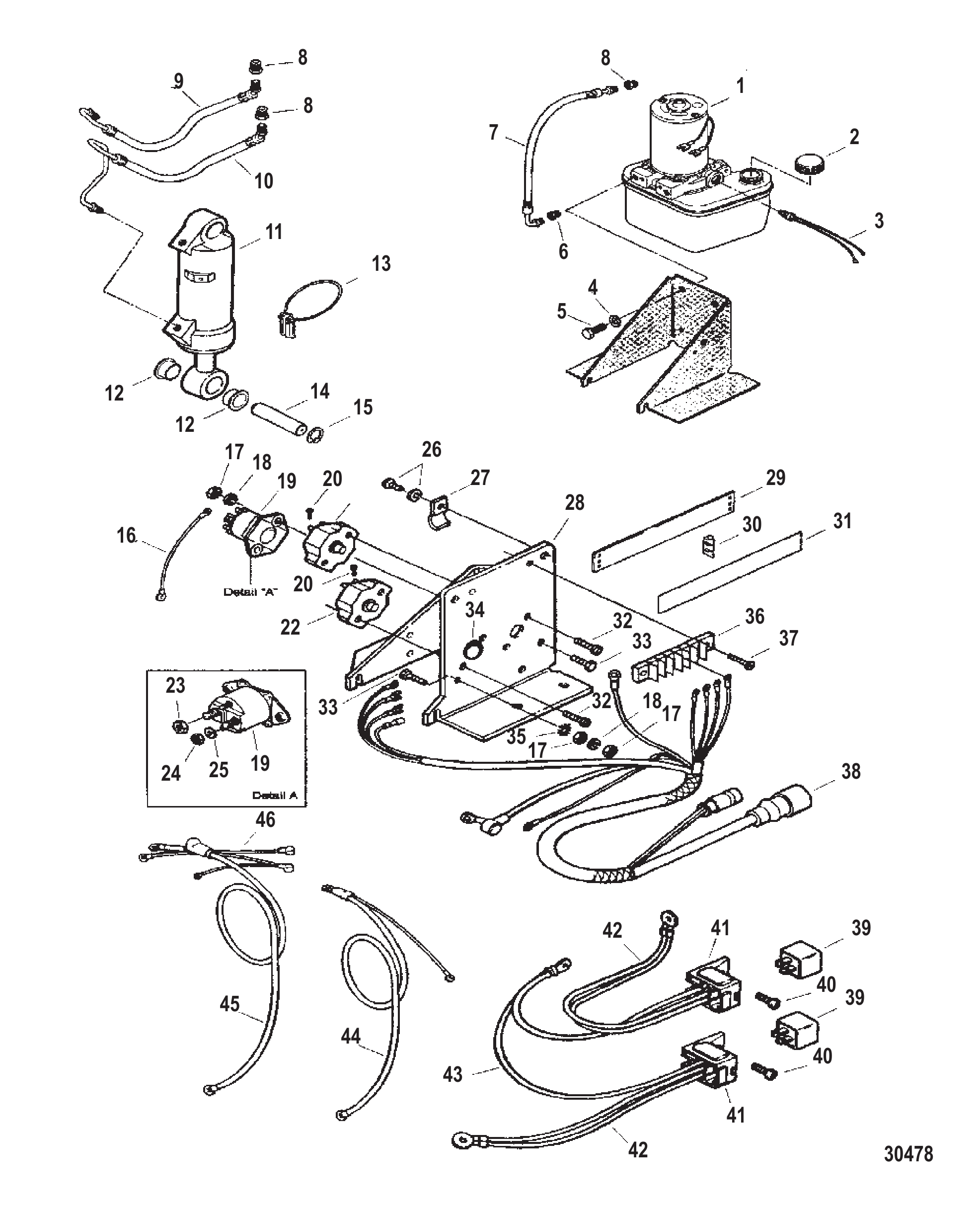 升降装置（L型驱动） TRIM ASSEMBLY (L DRIVE)