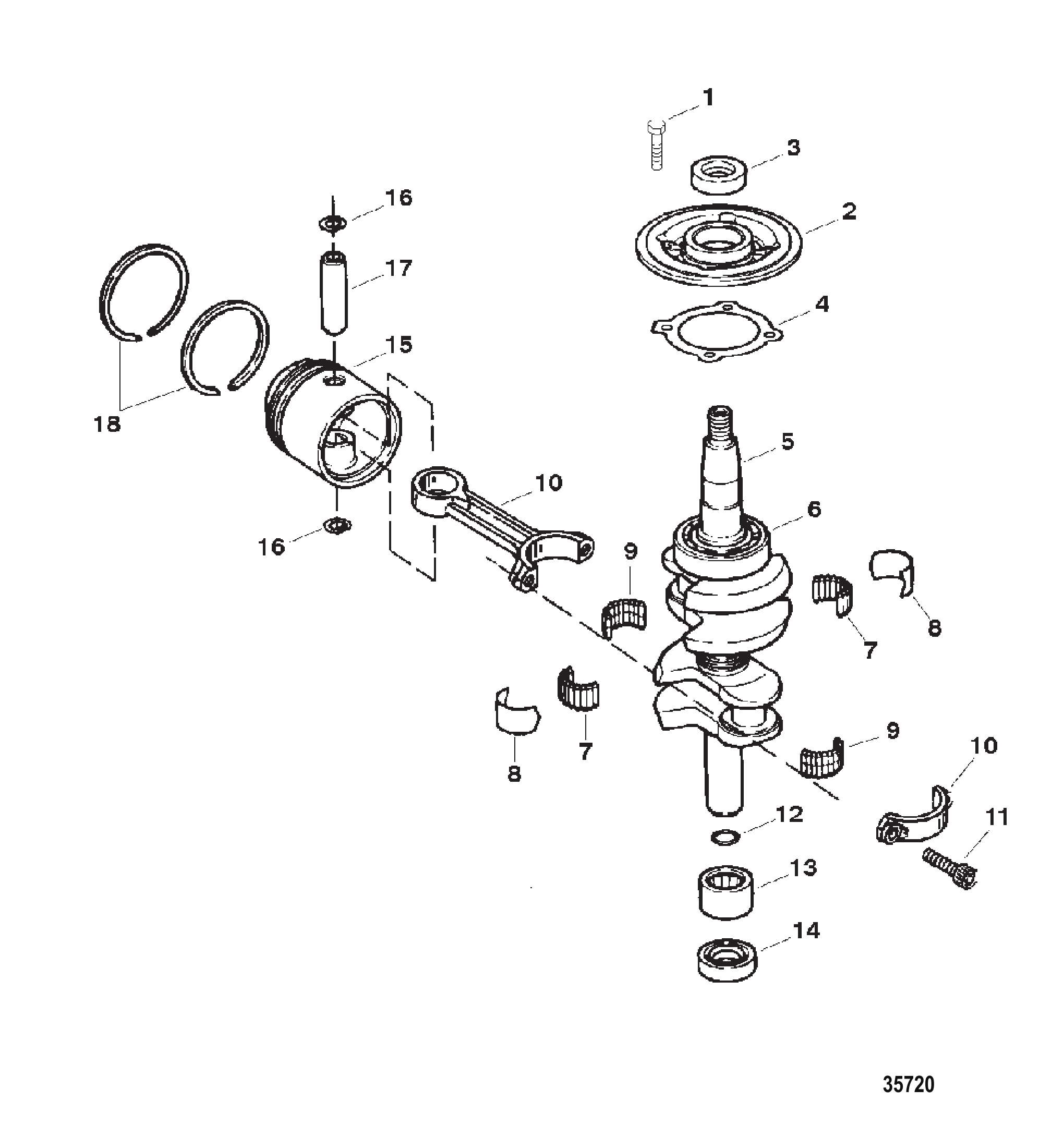 曲轴和活塞 Crankshaft and Piston