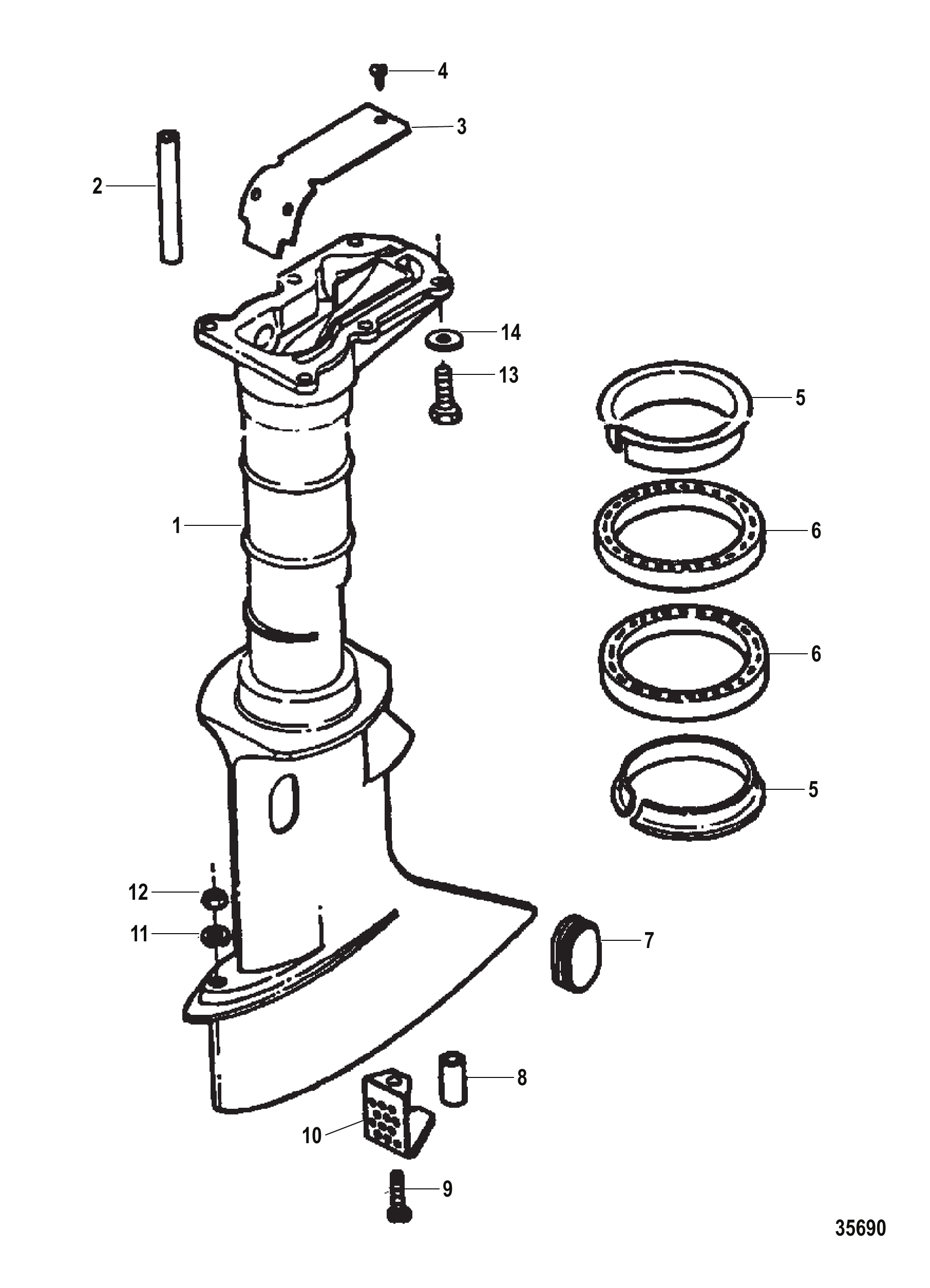 驱动轴壳体 DRIVESHAFT HOUSING