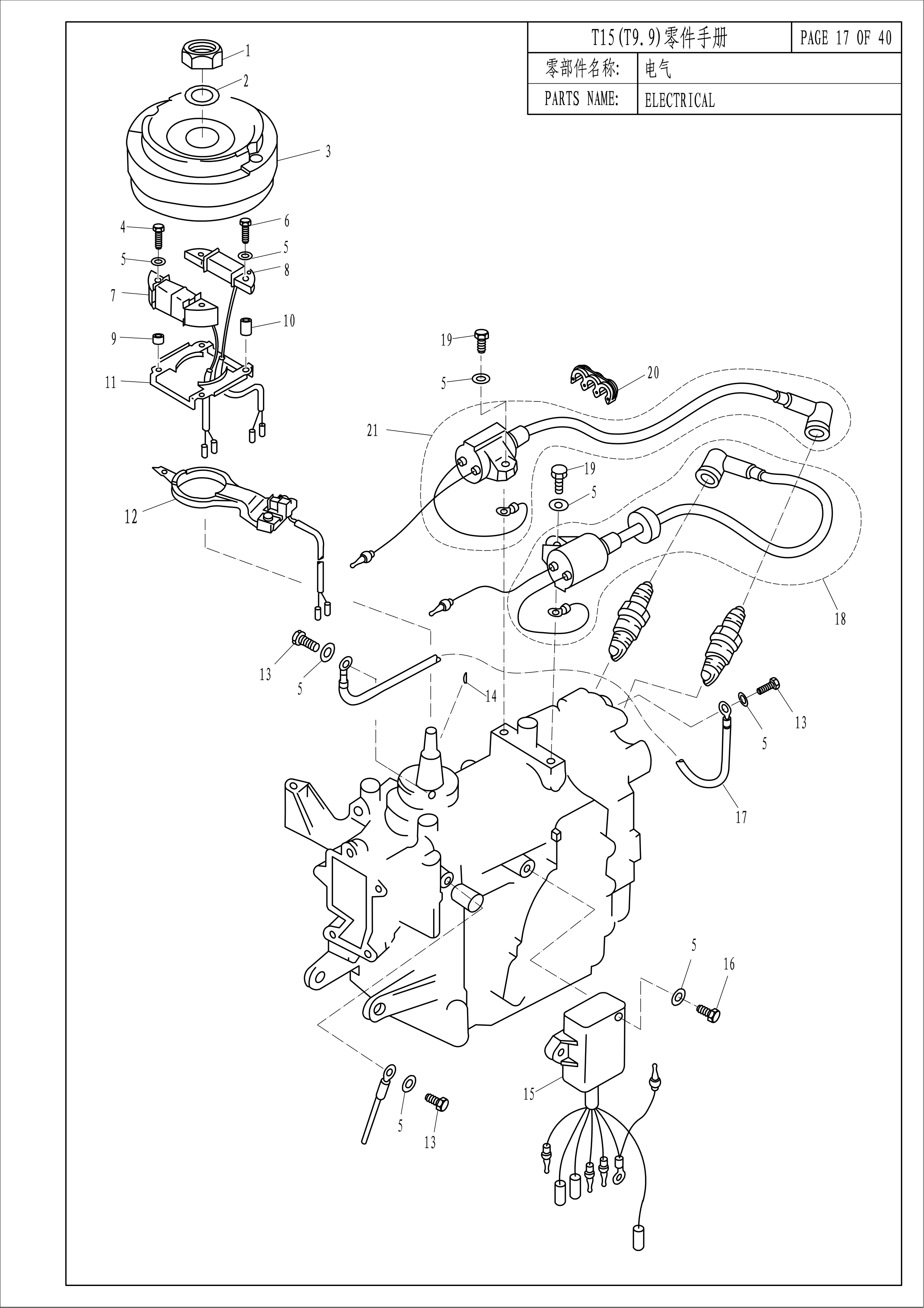 电气 ELECTRICAL 爆炸图