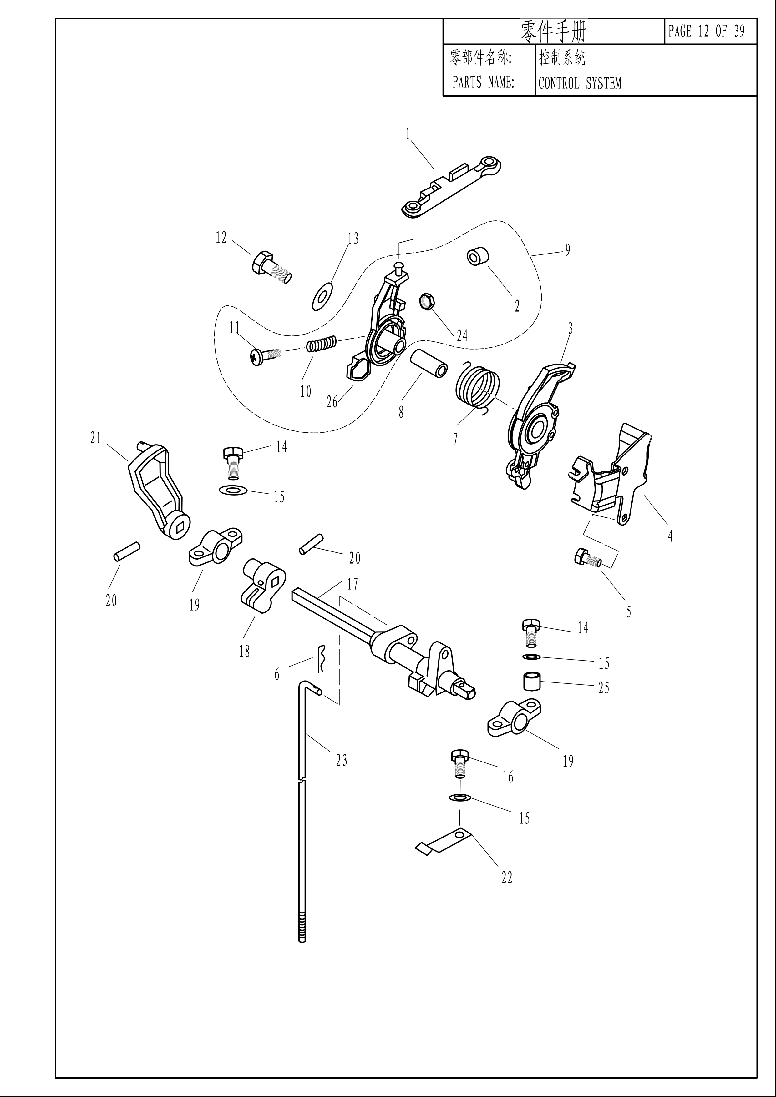 控制系统 CONTROL SYSTEM 爆炸图