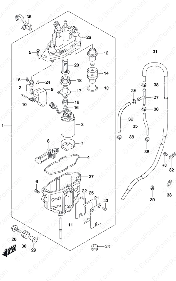 燃油蒸汽分离器 Fuel Vapor Separator