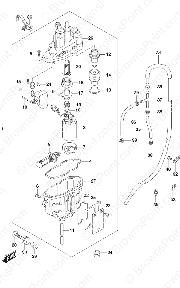 燃油蒸汽分离器 Fuel Vapor Separator