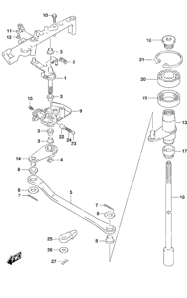 离合器轴 Clutch Shaft