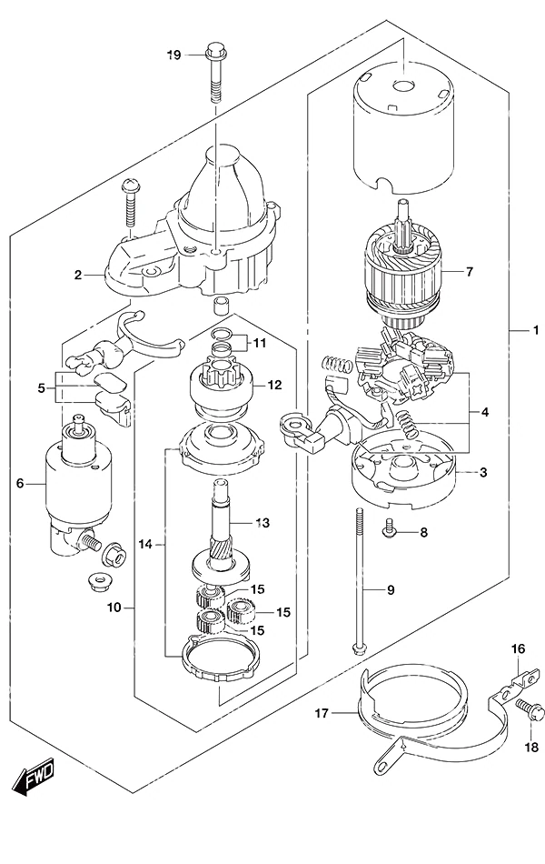 启动马达 Starting Motor