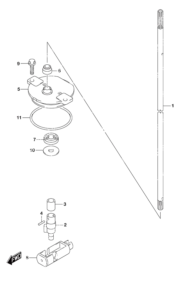 离合器推杆 Clutch Rod