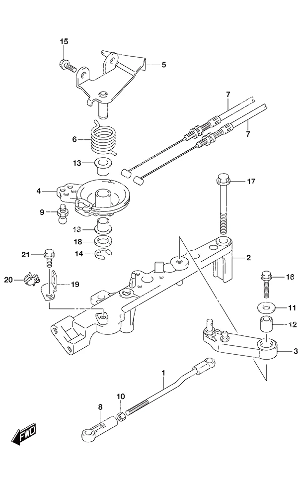 油门拉杆 Throttle Rod