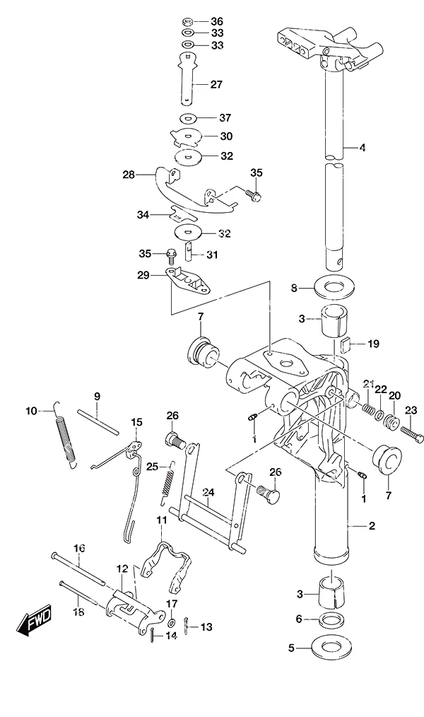 非遥控旋转支架 Swivel Bracket Non-Remote Control