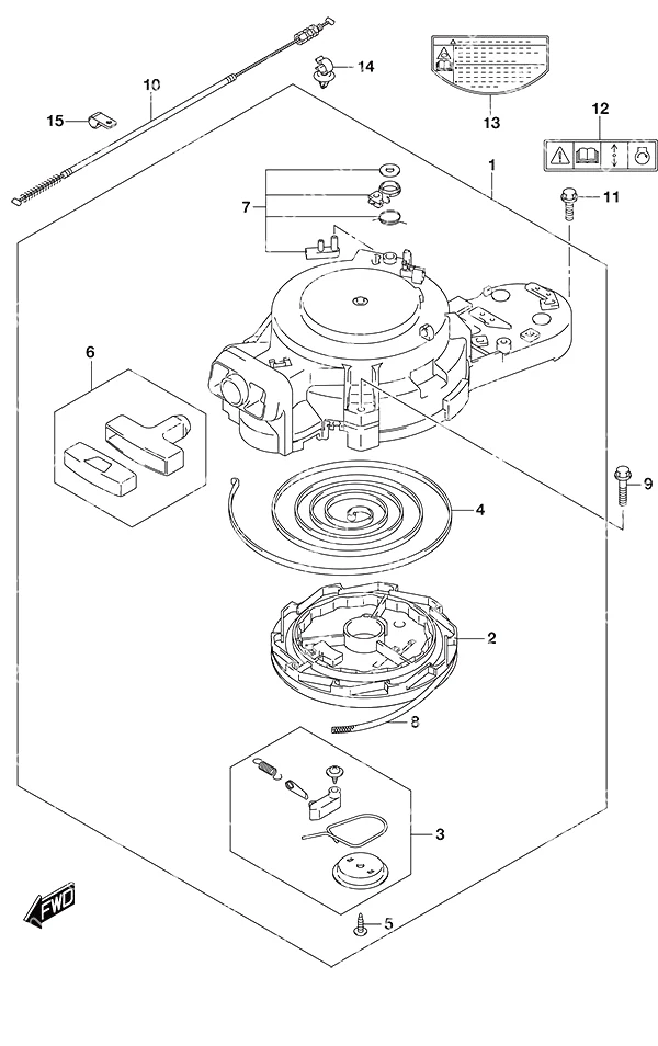 反冲启动器 Recoil Starter