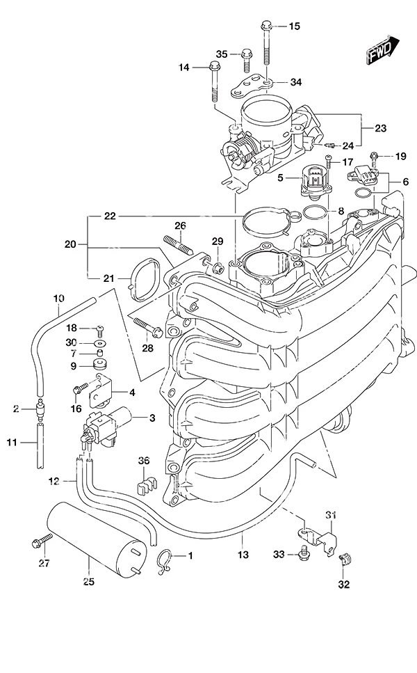 进气歧管/节气门体 Intake Manifold/Throttle Body