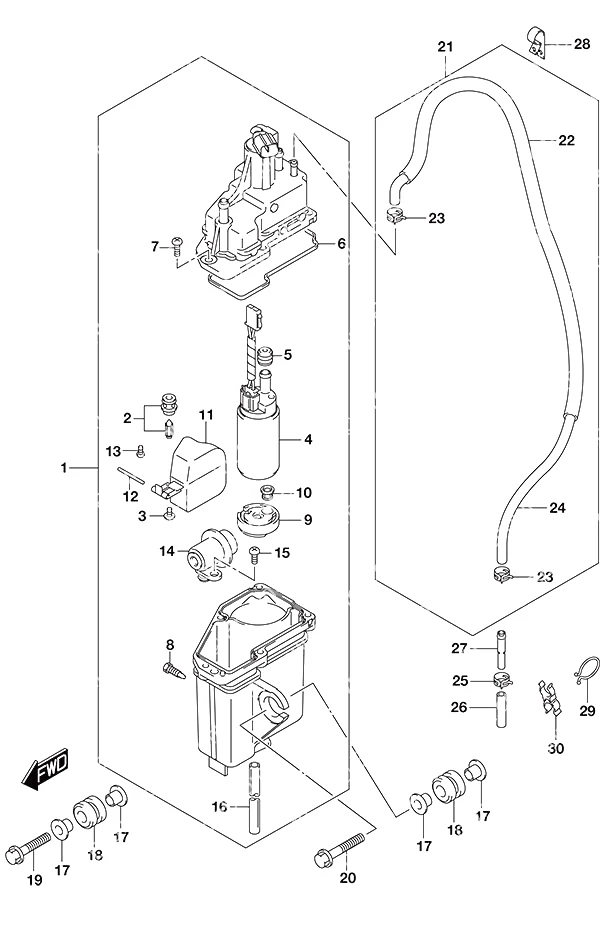 燃油蒸汽分离器 Fuel Vapor Separator