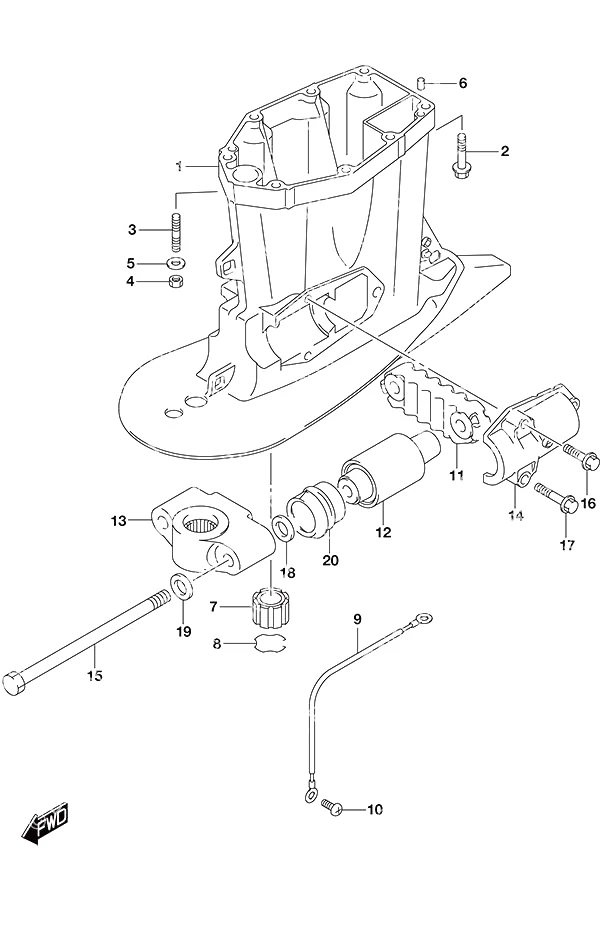 驱动轴壳体 Drive Shaft Housing