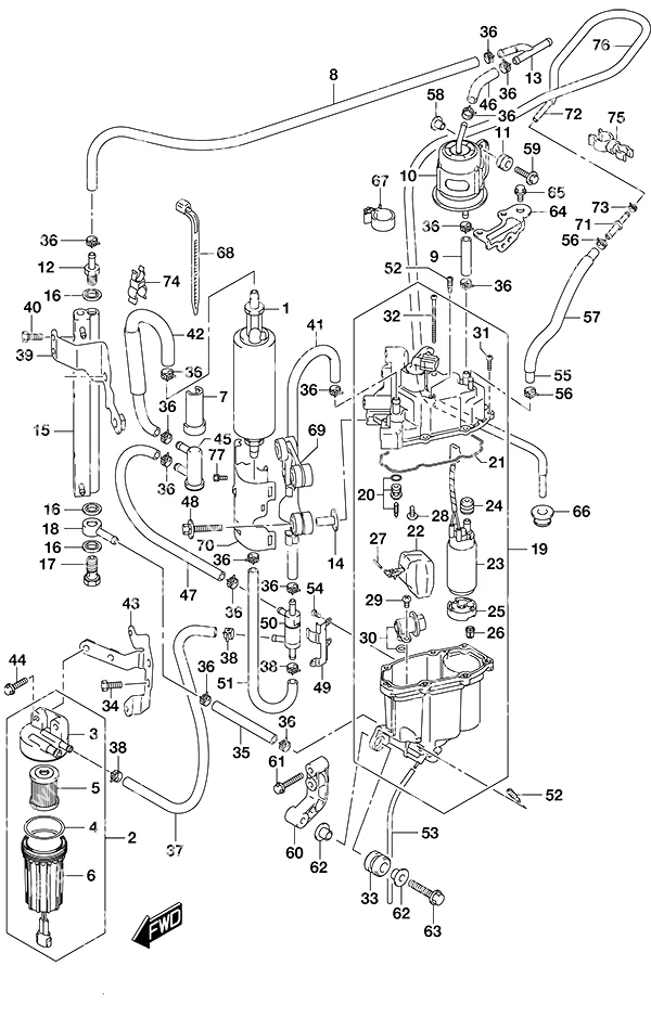 燃油泵/燃油蒸汽分离器 Fuel Pump/Fuel Vapor Separator