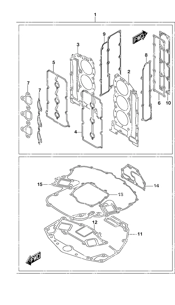 选配: 衬垫套装 Opt: Gasket Set