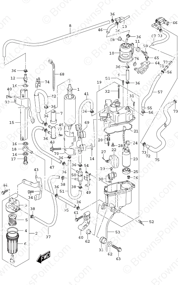 燃油泵/燃油蒸汽分离器 Fuel Pump/Fuel Vapor Separator