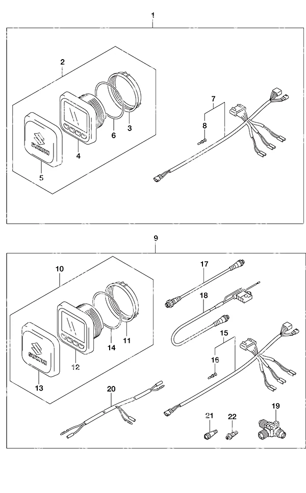 选配: 多功能仪表(1) Opt: Multi Function Gauge (1)