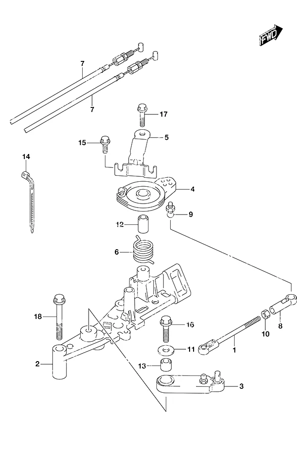 油门拉杆 Throttle Rod