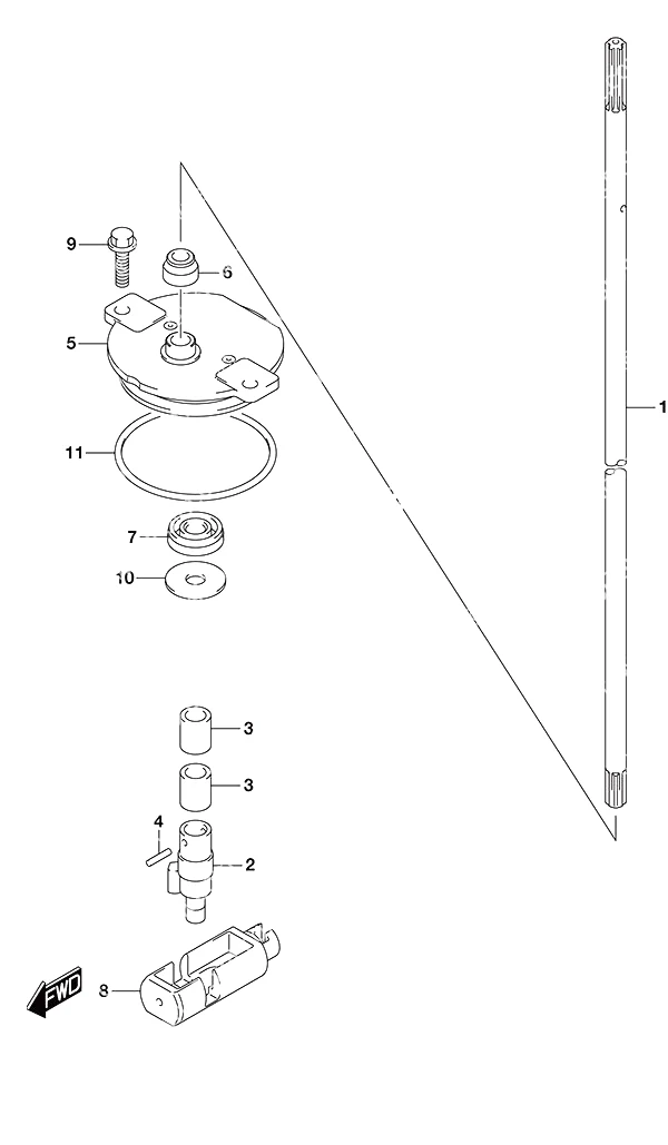 离合器推杆 Clutch Rod
