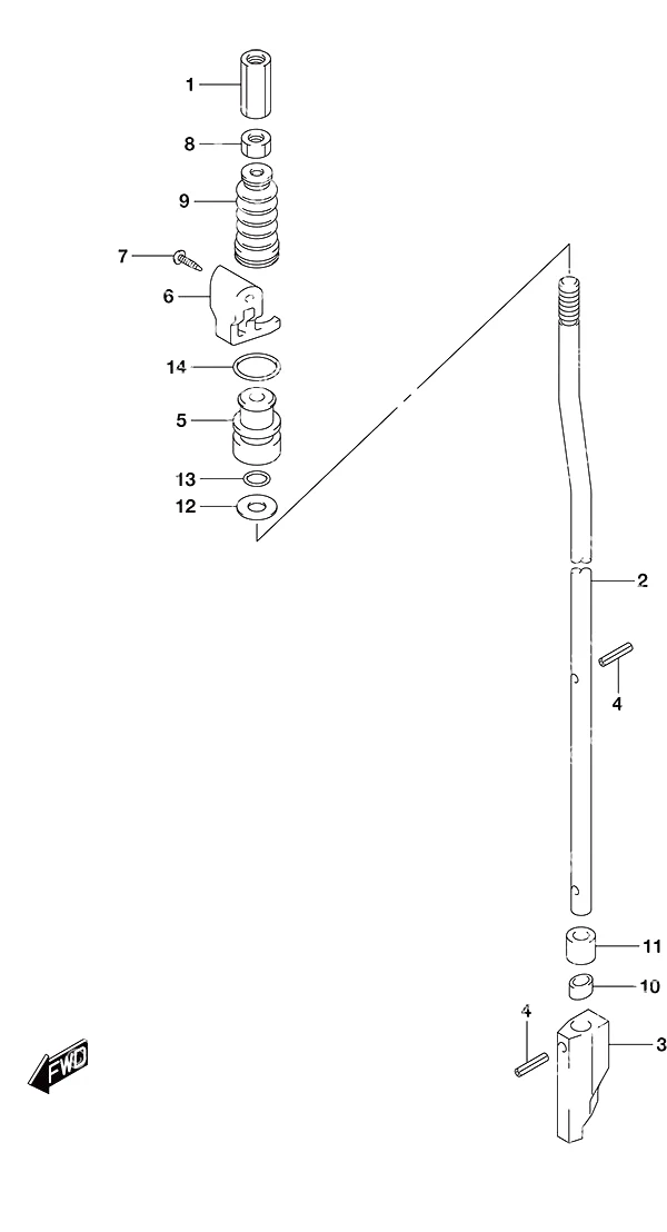 换挡拉杆 Shift Rod