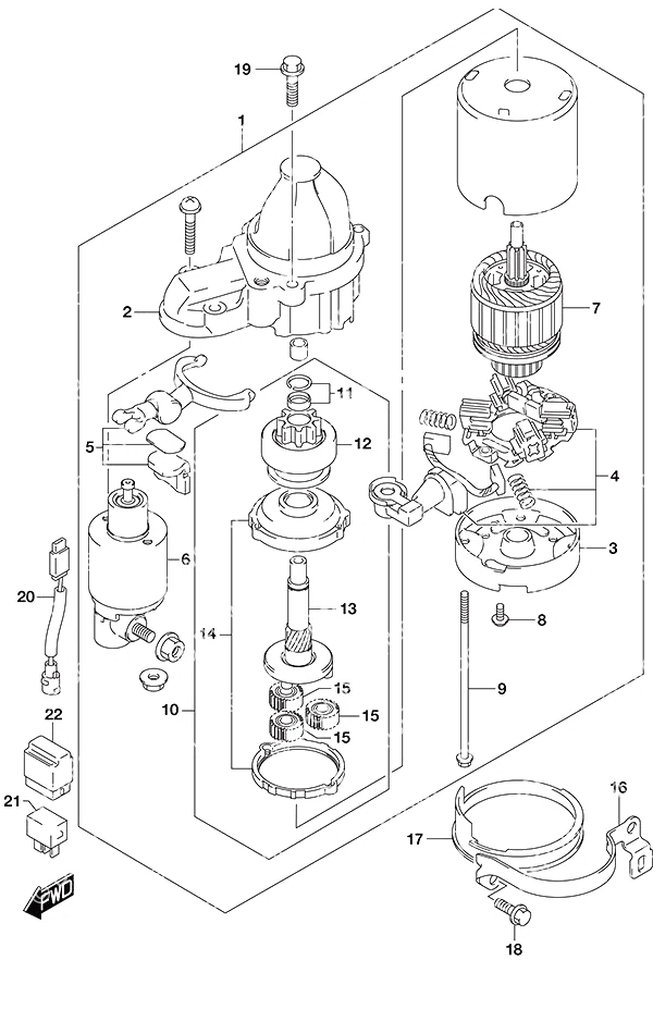 启动马达 Starting Motor