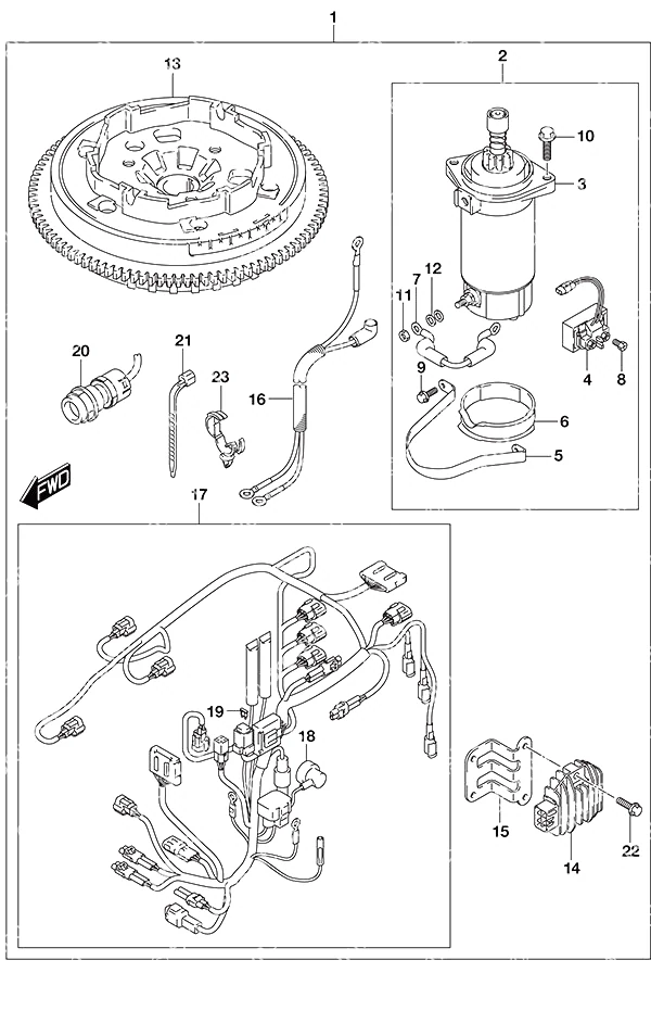 选配: 手动启动器 Opt: Starting MotorManual Starter