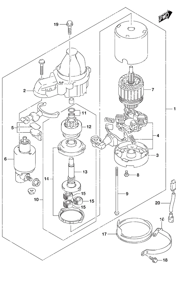启动马达 Starting Motor