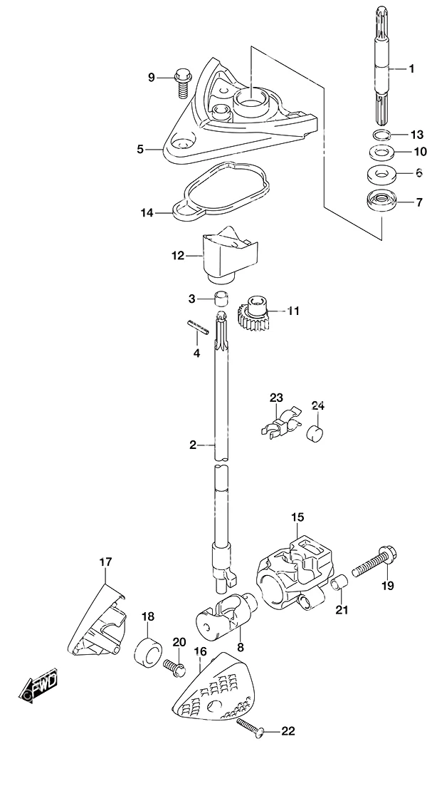 离合器推杆 Clutch Rod