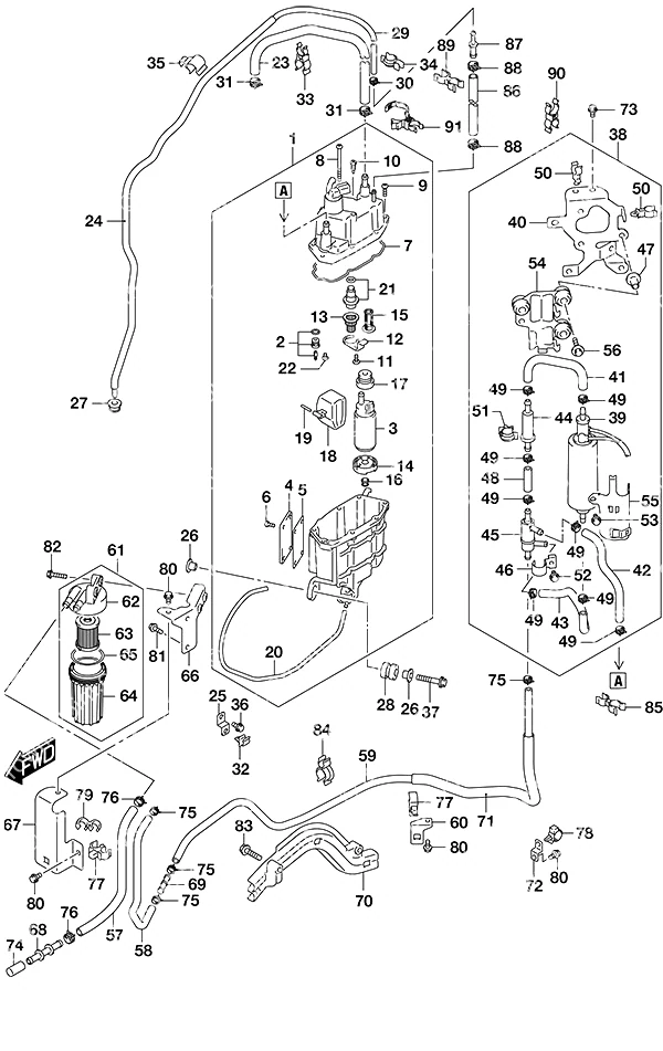 燃油蒸汽分离器 Fuel Vapor Separator