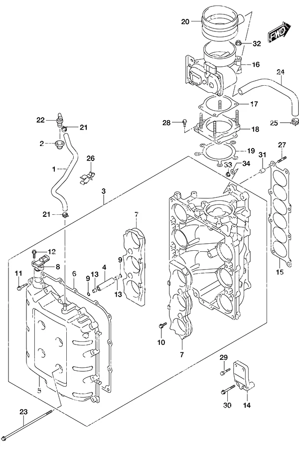 节气门体 Throttle Body