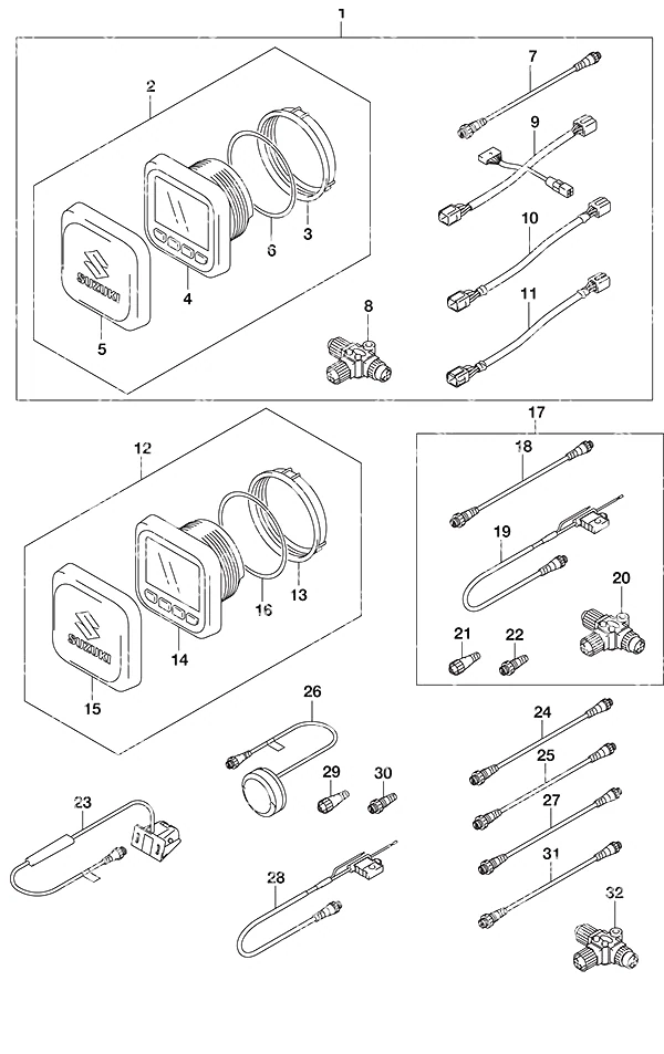 选配: 多功能仪表(2) Opt: Multi Function Gauge (2)