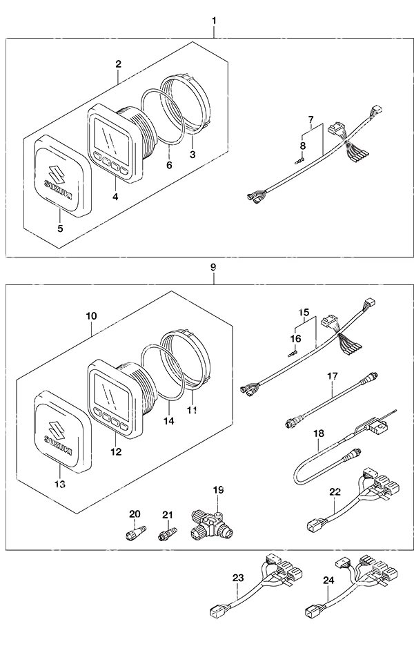 选配: 多功能仪表(1) Opt: Multi Function Gauge (1)