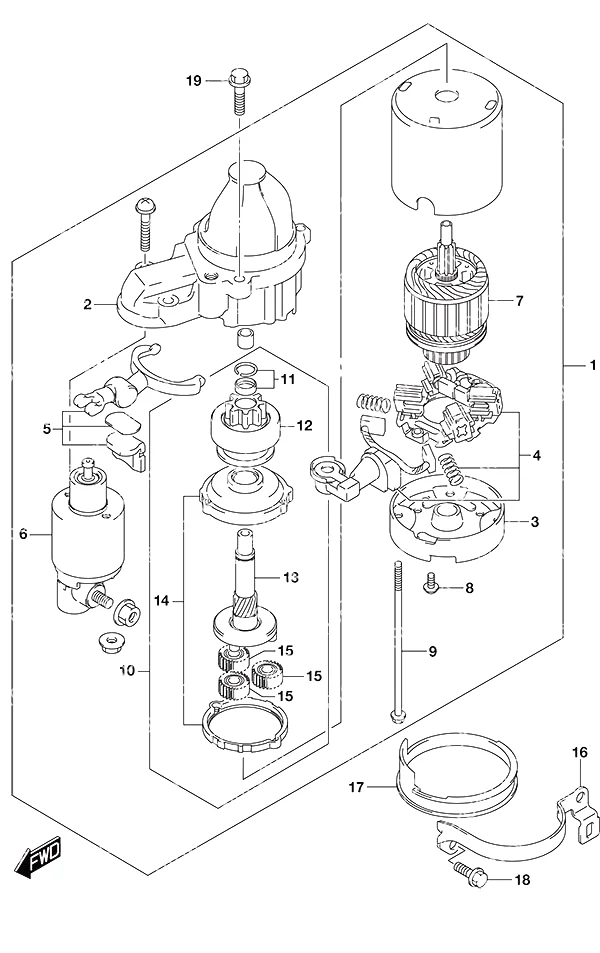 启动马达 Starting Motor