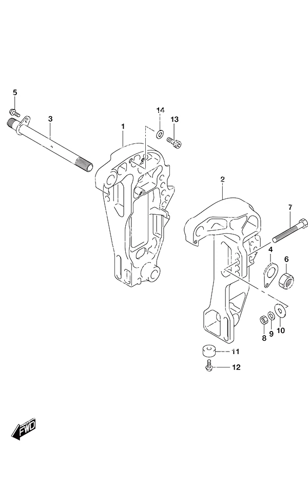 大推力夹紧支架 Clamp BracketHigh Thrust