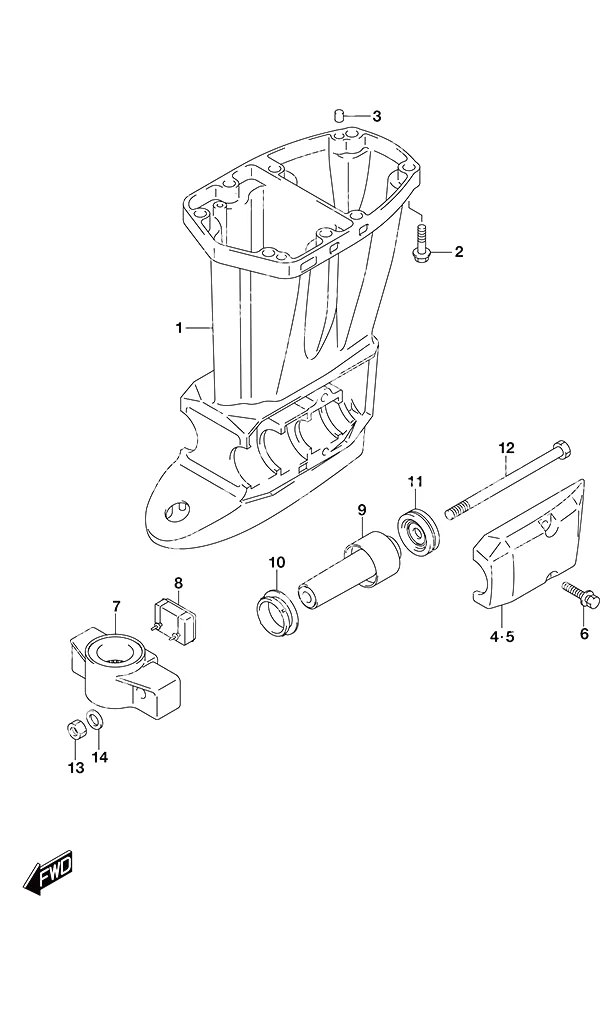 驱动轴壳体 Drive Shaft Housing