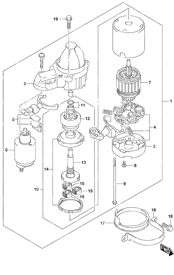 启动马达 Starting Motor