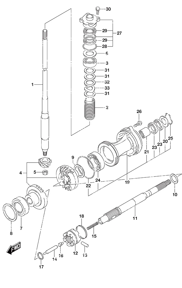变速箱高推力型 TransmissionHigh Thrust