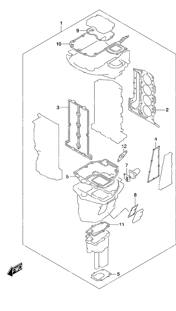 选配: 衬垫套装 Opt: Gasket Set