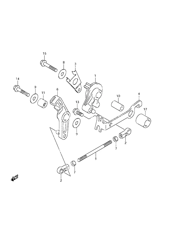 节气门非遥控装置 Throttle Control Non-Remote Control
