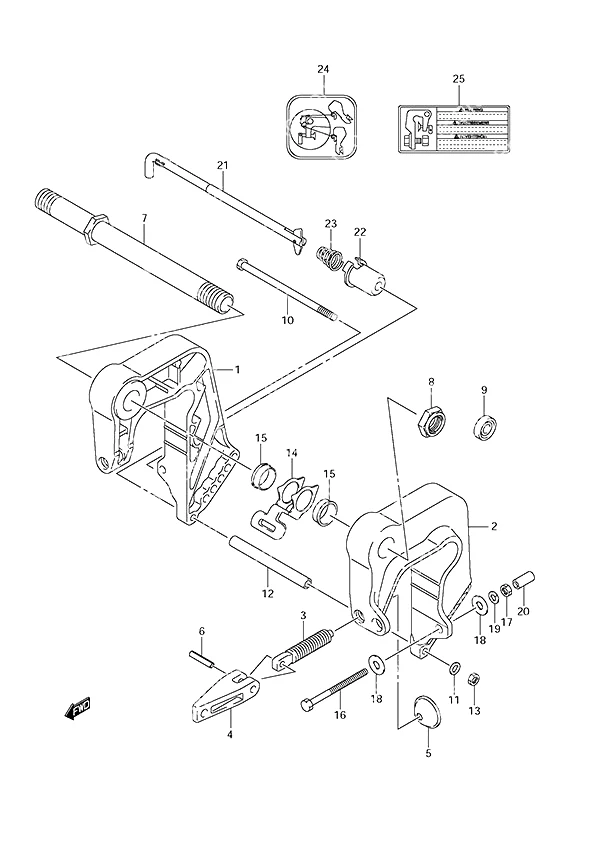 夹具支架(带遥控) Clamp Bracket w/Remote Control