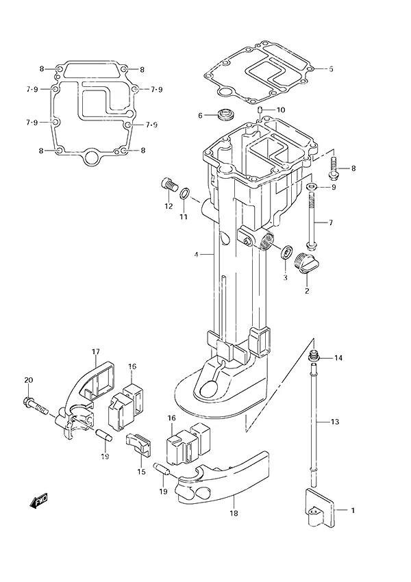 驱动轴壳体 Drive Shaft Housing
