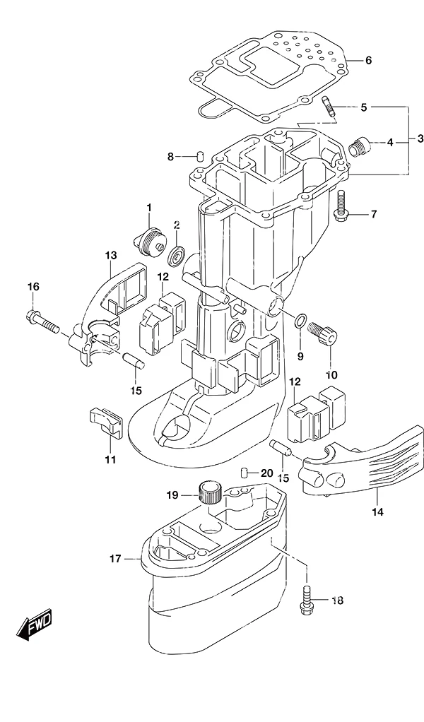 驱动轴壳体 Drive Shaft Housing