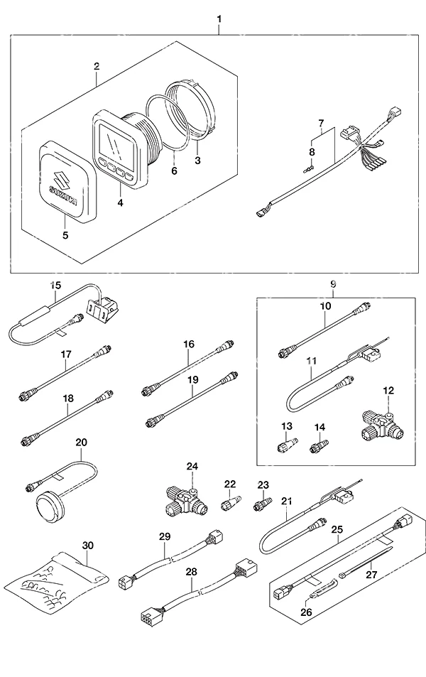 选配: 多功能仪表 Opt: Multi Function Gauge