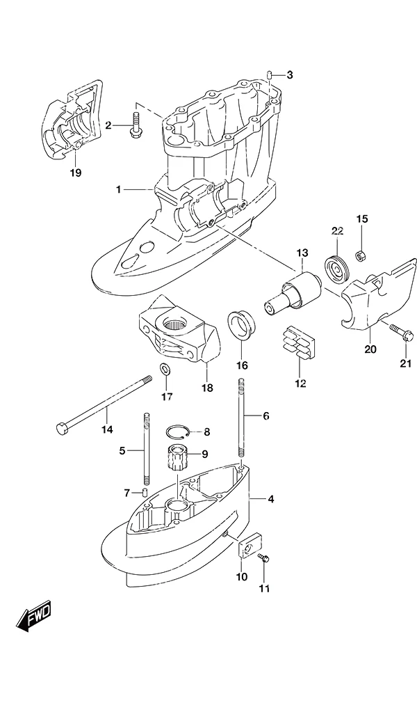 驱动轴壳体 Drive Shaft Housing