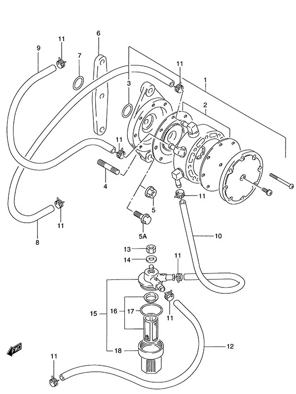 燃油泵(1986至1994款) Fuel Pump(1986 to 1994)