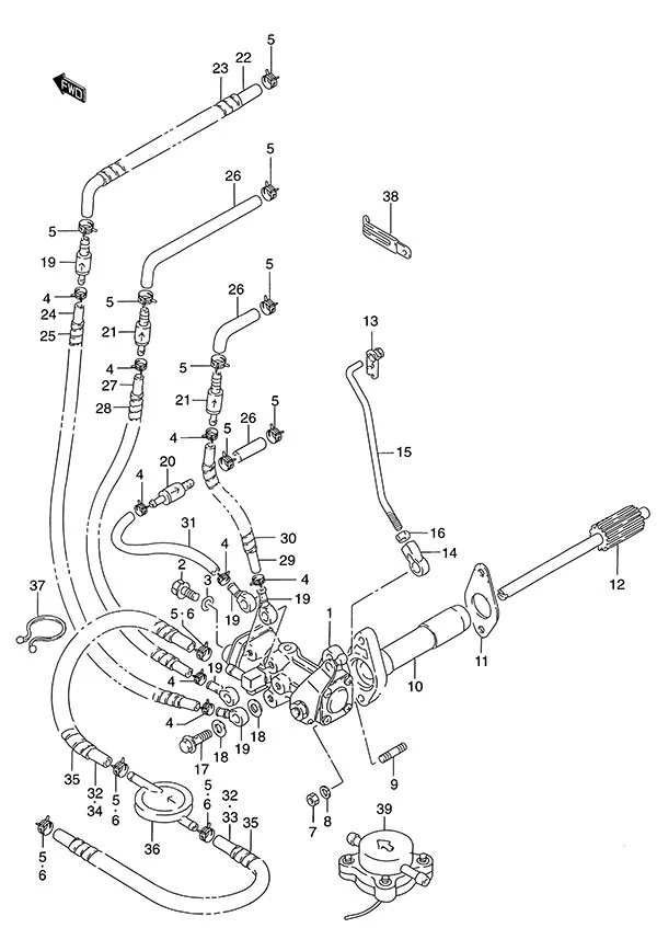 机油泵(1986至1994) Oil Pump(1986 to 1994)